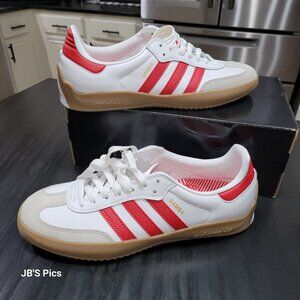 Adidas Samba Men's Size 9.5 OG Puig Sneakers White Red JQ5865 BRAND NEW IN BOX